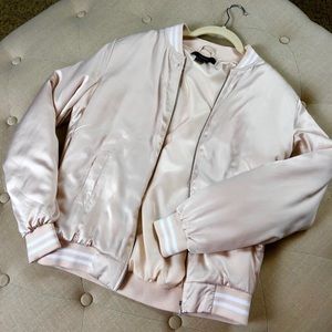 Light pink bomber jacket